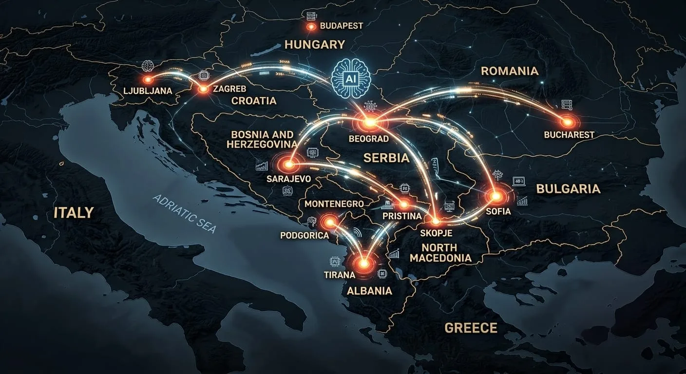 AI Balkans Countries Map
